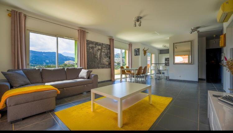 Chez Pasqua ! Appartement Spacieux Avec Terrasse 2 Chambres 6 Couchages En Rooftop LʼÎle-Rousse Exteriör bild